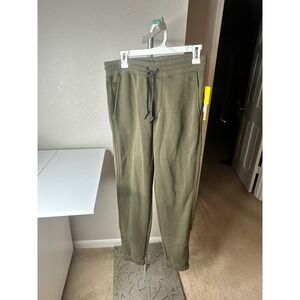 Weatherproof Vintage Rimrock Jogger Mens S Green New Fleece Lined Sweatpants